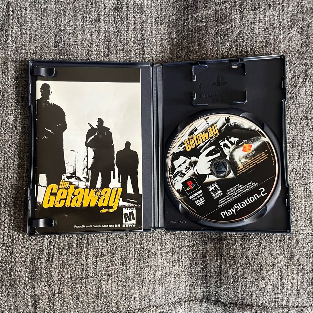 The Getaway‎ Sony Playstation 2 PS2 Game Complete - Picture 3 of 3